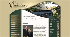 Desktop Screenshot of cederbergfh.com